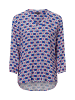 Franco Callegari Bluse Lola in blau rot - 0002