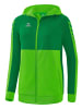 erima Damen Six Wings Trainingsjacke mit Kapuze in green/smaragd