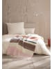 Hessnatur Hessnatur Streifenplaid TAMILO aus Bio-Lambswool mit Bio-Baumwolle in cremerosa