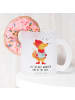 Mr. & Mrs. Panda Becher Fuchs Sänger mit Spruch in Transparent