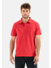 Camel Active Piqué Poloshirt aus reiner Baumwolle in Rot