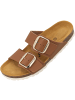 palado Pantoletten in cognac