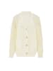 caissa Damen Strickjacke in Wollweiss