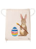 Mr. & Mrs. Panda Sportbeutel Hase Eier Malen ohne Spruch in Creme