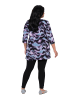 Ulla Popken Longshirt in dunkel beere