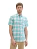 Tom Tailor Halbarmhemd in turquoise multicoloured check