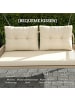 Outsunny Rattan-Hollywoodschaukel,115L x 66B x 44H cm,Beige