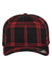  Flexfit  Flexfit Unisex Flexfit Tartan Plaid in blk/red
