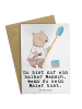 Mr. & Mrs. Panda Klappkarte Maler Herz mit Spruch in Weiß