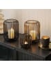 Villeroy & Boch Windlicht Christmas Chic 22,5 cm schwarz in schwarz