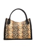 faina Women Handbag in Schlange Braun