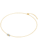 Trilani Kette Sterling Silber bi-Color in gelbgold