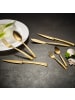 Echtwerk 42 tlg. Set Tafelbesteck "Avelino" in Gold