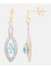 Diamant L'éternel Ohrhänger aus 375 Gelbgold mit Diamant mit Topas
