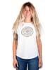 Life-Tree Rundhals T-Shirt für Damen in weiß in weiß