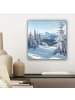 MuchoWow Leinwand bilder Schneelandschaft (BxH)