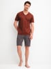 Calida Pyjama in brick red