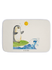 Mr. & Mrs. Panda Badvorleger Pinguin Surfer ohne Spruch in Weiß