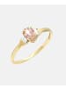 Diamant L'éternel Ring aus 375 Gelbgold mit Morganit