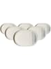 Ritzenhoff & Breker 6er Set Servierplatten Trio 30 x 20 cm in Grau