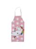 Mr. & Mrs. Panda Schürze Einhorn Blümchentail ohne Spruch in Rot Pastell
