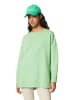 Marc O'Polo Oversize Sweatshirt mit Seitennaht-Schlitzen in pure mint