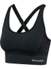 Hummel Hummel Top Hmlclea Yoga Damen Atmungsaktiv Feuchtigkeitsabsorbierenden Nahtlosen in BLACK MELANGE