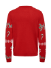 Only&Sons Strickpullover 'ONSXMAS REG 5' in rot