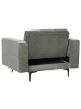 Beliani Sessel ALNES in Grün/Schwarz - (W) 110 x (H) 77 x (L) 89 cm