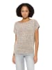 Betty Barclay Feinstrickpullover mit Lurexfaden in Taupe/Beige