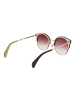 Police Frauen Sonnenbrille Browline Lila