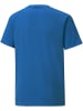 Puma Sportshirt "TeamLIGA Striped Jersey Jr" in Blau