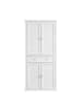 VASAGLE Küchenschrank Helan-old in Weiß - (B)40 x (H)182 x (T)76 cm