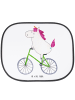 Mr. & Mrs. Panda Sonnenschutz Einhorn Radfahrer ohne Spruch in Weiß