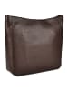 Mandarina Duck Mellow Leather Umhängetasche Leder 30 cm in espresso