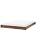 Beliani 2-tlg Doppelbett ANTRAS in Braun