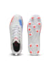 Puma Fußballschuh FUTURE 8 PLAY FG/AG Jr in puma white-puma black-glowing red