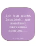 Mr. & Mrs. Panda Glas-Untersetzer Spruch Emotionen ausdrücken mi... in Lavendeltraum