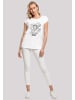 F4NT4STIC T-Shirt Disney Die Schöne und das Biest Collage Zeichnung in weiß