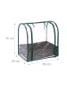 relaxdays Frühbeet in Grün/ Transparent - (B)68 x (H)70 x (T)50 cm
