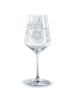 Mr. & Mrs. Panda Glas Rotwein Fledermaus Zauberer ohne Spruch in Transparent
