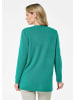 GOLDNER Langarm Feinstrick-Cardigan in smaragd