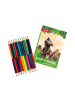 ROTH Set Ausmalbuch mit Buntstiften Tyrannosaurus