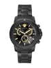 Versace Armbanduhr NEW CHRONO schwarz in schwarz