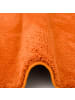 Pergamon Hochflor-Teppich Silky Rund in orange
