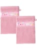 Erwin Müller Frottier Kinder-Waschhandschuh 2er-Pack in rosa
