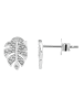 Adeliás Damen Ohrringe – Ohrstecker aus 925 Silber in silber