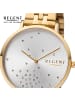 Regent Armbanduhr-Analog gold mittel (ca. 36mm) Regent Blütezeit