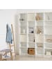 relaxdays 4 x Aufbewahrungsbox in Creme - (B)30 x (H)30 x (T)30 cm