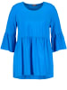 SAMOON Bluse 3/4 Arm in Digital Blue